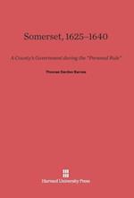 Somerset, 1625-1640