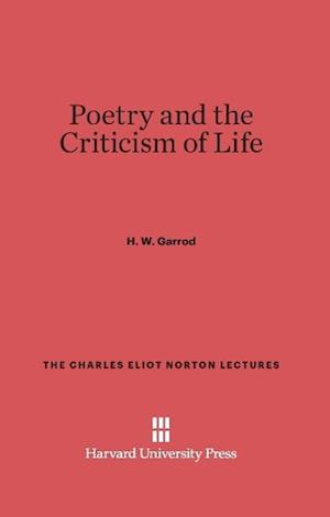 Poetry and the Criticism of Life