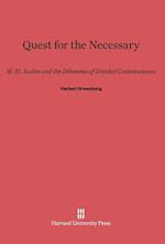 Quest for the Necessary