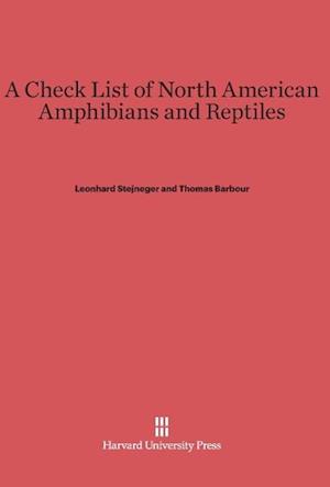 A Check List of North American Amphibians and Reptiles