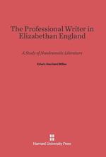 The Professional Writer in Elizabethan England