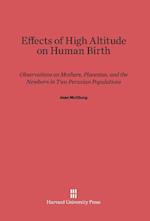 Effects of High Altitude on Human Birth