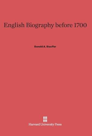 English Biography Before 1700