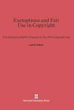 Exemptions and Fair Use in Copyright