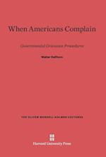 When Americans Complain
