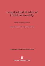 Longitudinal Studies of Child Personality