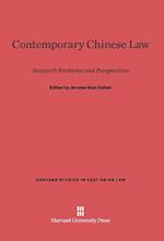 Contemporary Chinese Law