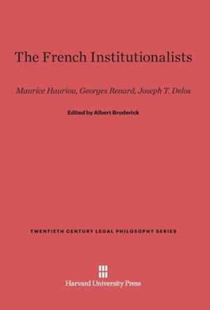 The French Institutionalists