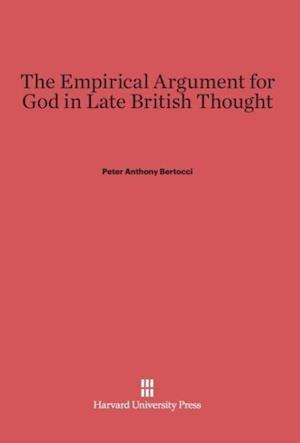 The Empirical Argument for God in Late British Thought