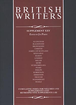 British Writers, Supplement XXV