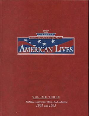 The Scribner Encyclopedia of American Lives