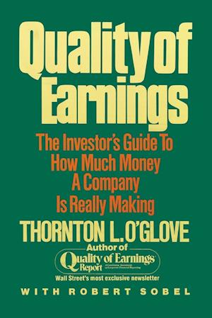 Fa Quality Of Earnings Af Thornton L O Glove Som Paperback Bog Pa Engelsk