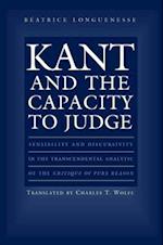 Kant and the Capacity to Judge
