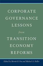 Corporate Governance Lessons from Transition Economy Reforms