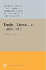 English Literature, Volume 1
