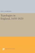 Typologies in England, 1650-1820