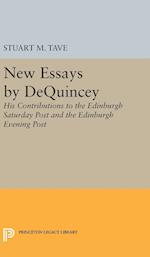 New Essays by De Quincey