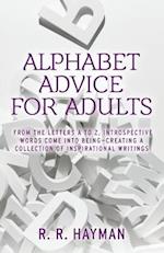 Alphabet Advice for Adults