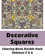 Decorative Squares Coloring Book Double Pack (Volumes 5 & 6)