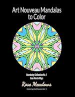 Art Nouveau Mandalas to Color