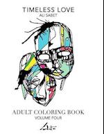 Adult Coloring Book by Ali Sabet, Timeless Love