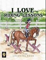 I Love Riding Lessons Coloring Book