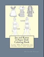 Jan and Karen, a Paper Doll Coloring Book
