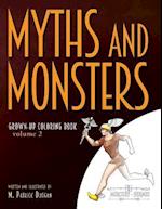 Myths and Monsters Grown-Up Coloring Book, Volume 2