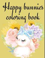 Happy Bunnies Coloring Book