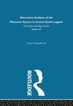 Alternative Analysis of the Phonemic System in Central South-Lappish