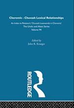 Cheremis-Chuvash Lexial Relationships
