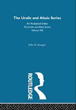 The Uralic and Altaic Series