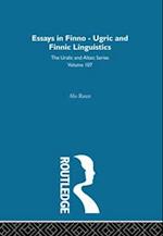 Essays in Finno-Ugric and Finnic Linguistics