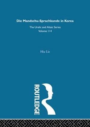 Die Mandschu-Sprachkunde in Korea