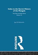 Index to the Secret History of the Mongols