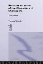 Remarks on Some of the Characters of Shakespeare