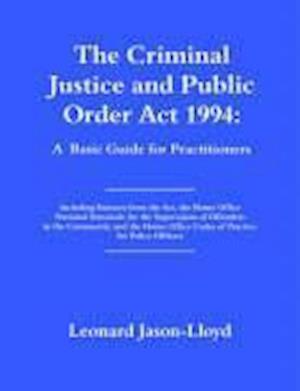 The Criminal Justice and Public Order Act 1994