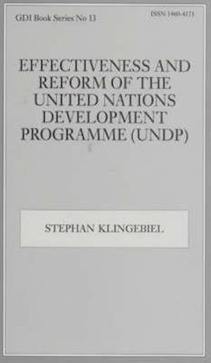 Effectiveness and Reform of the United Nations Development Programme (UNDP)