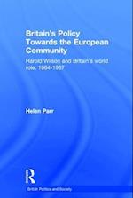 Britain's Policy Towards the European Community