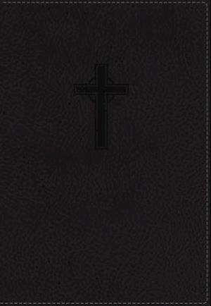 NKJV, UltraSlim Reference Bible, Leathersoft, Black, Red Letter Edition