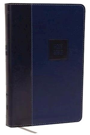 NKJV, Deluxe Gift Bible, Leathersoft, Blue, Red Letter, Comfort Print