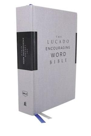 NKJV, Lucado Encouraging Word Bible, Cloth over Board, Gray, Comfort Print