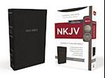 NKJV, Thinline Bible, Compact, Imitation Leather, Black, Red Letter Edition