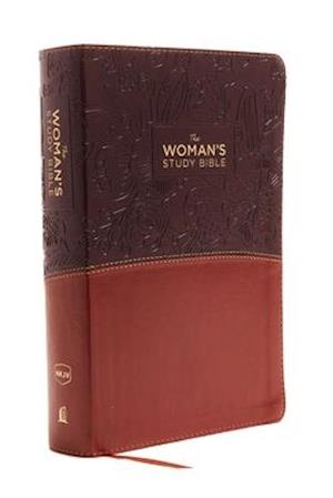 The NKJV, Woman's Study Bible, Fully Revised, Imitation Leather, Brown/Burgundy, Full-Color