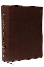 KJV, Journal the Word Bible, Large Print, Bonded Leather, Brown, Red Letter Edition