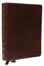 NKJV, Journal the Word Bible, Large Print, Bonded Leather, Brown, Red Letter Edition