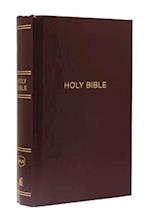 NKJV, Pew Bible, Large Print, Hardcover, Burgundy, Red Letter Edition, Comfort Print