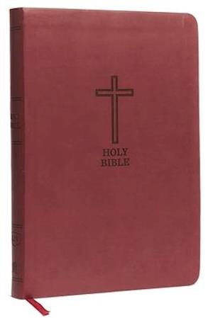 KJV, Thinline Bible, Large Print, Imitation Leather, Red Letter Edition