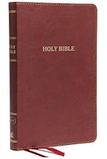 KJV, Thinline Bible, Standard Print, Imitation Leather, Burgundy, Red Letter Edition