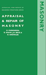 Appraisal and repair of masonry (Appraisal and Repair of Building Structures series)
